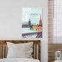 Wallity Cuadro Decorativo de Vidrio Templado Multicolor 30 x 45 cm
